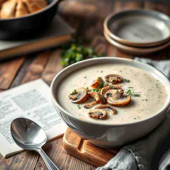 Creamy Mushroom Soup Recipe